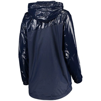Shop G-iii 4her By Carl Banks Navy New England Patriots Double-coverage Full-zip Hoodie Jacket