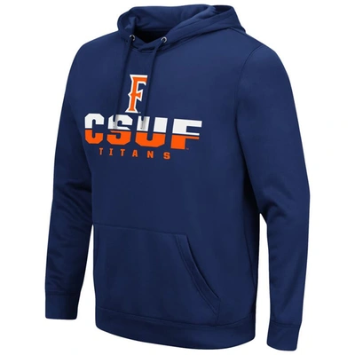 Shop Colosseum Navy Cal State Fullerton Titans Lantern Pullover Hoodie