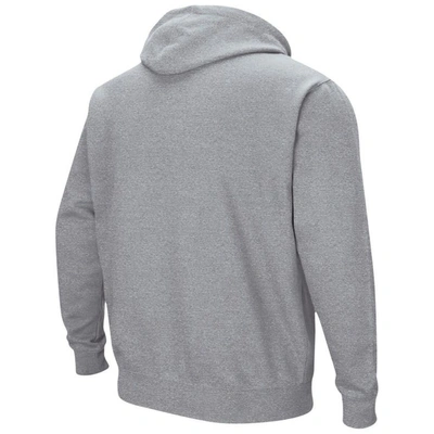 Shop Colosseum Heather Gray Auburn Tigers Arch & Logo 3.0 Pullover Hoodie