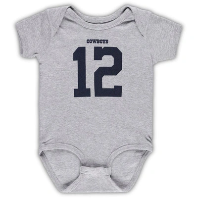 Shop Mitchell & Ness Infant  Roger Staubach Heathered Gray Dallas Cowboys Mainliner Retired Player Name &  In Heather Gray