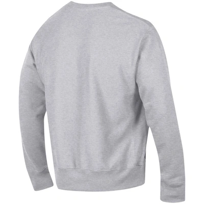 Shop Champion Ash Indiana Hoosiers Big & Tall Reverse Weave Fleece Crewneck Pullover Sweatshirt