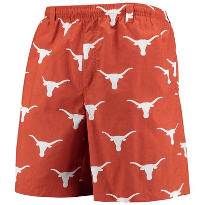 Shop Columbia Texas Orange Texas Longhorns Pfg Backcast Ii 8" Omni-shade Hybrid Shorts In Burnt Orange