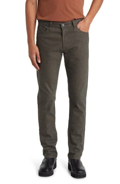 Shop Ag Everett Slim Straight Leg Pants In Forest Mist