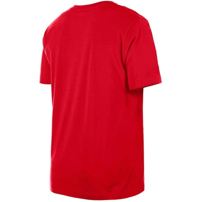 Shop New Era Scarlet San Francisco 49ers Team Logo T-shirt