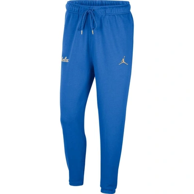 Shop Jordan Brand Blue Ucla Bruins Logo Travel Fleece Pants