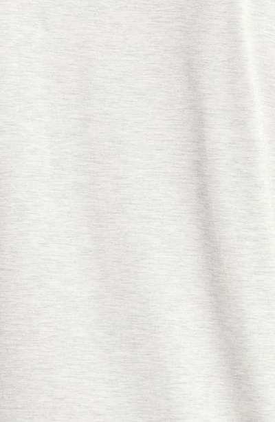 Natori Feathers Lace Trim Jersey Pajamas In Heather Pebble Stone