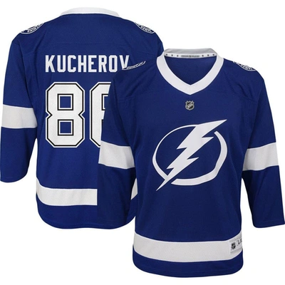 Shop Outerstuff Preschool Nikita Kucherov Blue Tampa Bay Lightning Replica Player Jersey