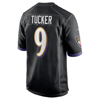 Shop Nike Justin Tucker Black Baltimore Ravens Player Game Jersey
