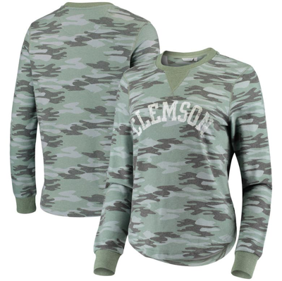 Shop Camp David Camo Clemson Tigers Comfy Pullover Sweatshirt