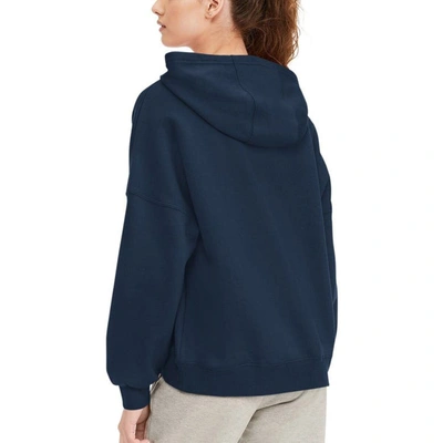 Shop Tommy Hilfiger Navy Dallas Cowboys Becca Dropped Shoulders Pullover Hoodie