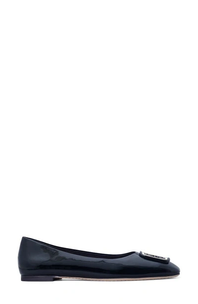 Tory Burch Georgia Ballet Flat, Extended Width In Perfect Navy