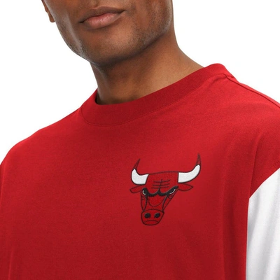 Shop Tommy Jeans Red Chicago Bulls Richie Color Block Long Sleeve T-shirt