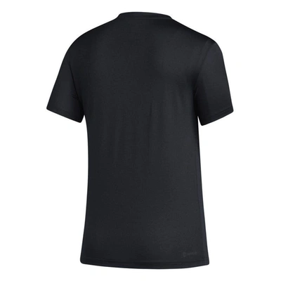 Shop Adidas Originals Adidas Black Charlotte Fc Aeroready Club Icon T-shirt