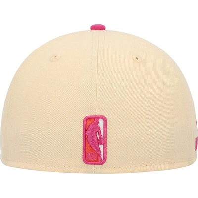 Shop New Era Orange/pink Dallas Mavericks Passion Mango 59fifty Fitted Hat