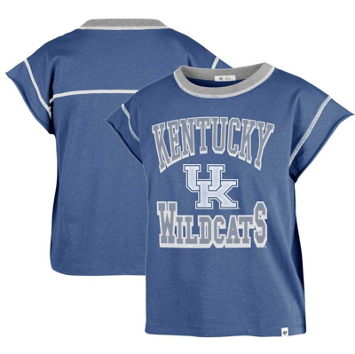 Shop 47 ' Royal Kentucky Wildcats Sound Up Maya Cutoff T-shirt