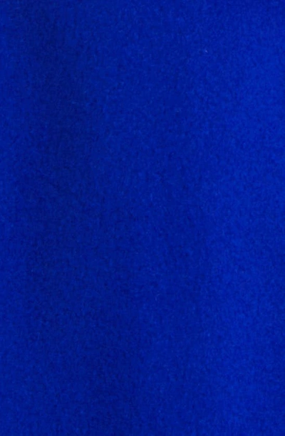 Shop Sam Edelman Belted Wool Blend Coat In Classic Blue