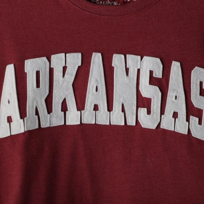Shop Pressbox Heathered Cardinal Arkansas Razorbacks Two-hit Canyon Long Sleeve T-shirt