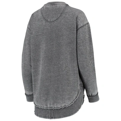 Shop Pressbox Black Army Black Knights Vintage Wash Pullover Sweatshirt