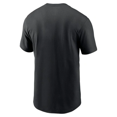 Shop Nike Black Miami Marlins Camo Logo T-shirt