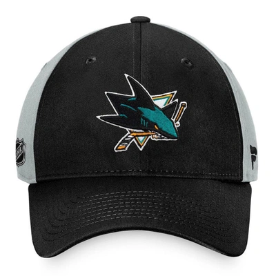 Shop Fanatics Branded Black/gray San Jose Sharks 2022 Global Series Snapback Hat