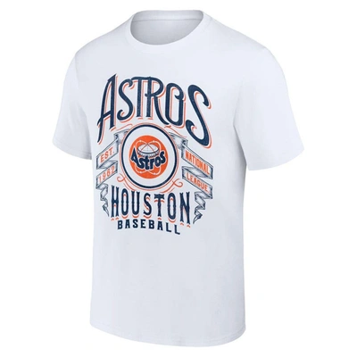 Shop Darius Rucker Collection By Fanatics White Houston Astros Distressed Rock T-shirt