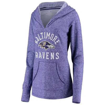 Shop Fanatics Branded Purple Baltimore Ravens Doubleface Slub Pullover Hoodie