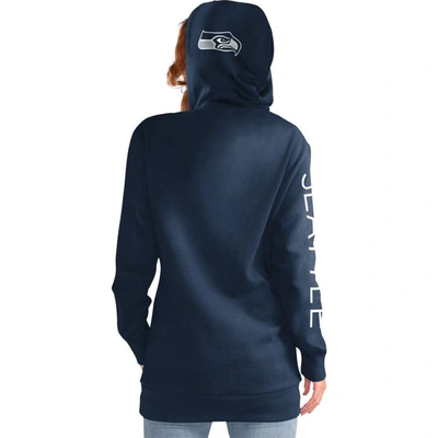 Shop G-iii 4her By Carl Banks College Navy Seattle Seahawks Extra Inning Pullover Hoodie