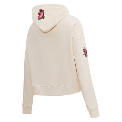 Shop Pro Standard Cream St. Louis Cardinals Roses Pullover Hoodie