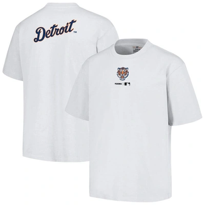 Shop Pleasures White Detroit Tigers Mascot T-shirt