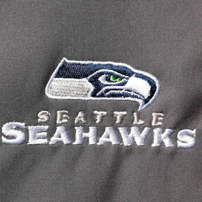 Shop Dunbrooke Gray Seattle Seahawks Big & Tall Sonoma Softshell Full-zip Jacket