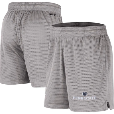 Shop Nike Gray Penn State Nittany Lions Mesh Performance Shorts