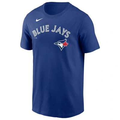 Shop Nike George Springer Royal Toronto Blue Jays Name & Number T-shirt