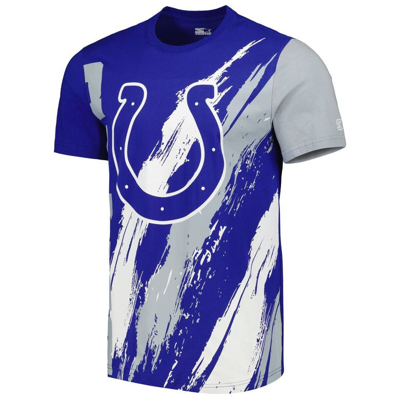 Shop Starter Royal Indianapolis Colts Extreme Defender T-shirt