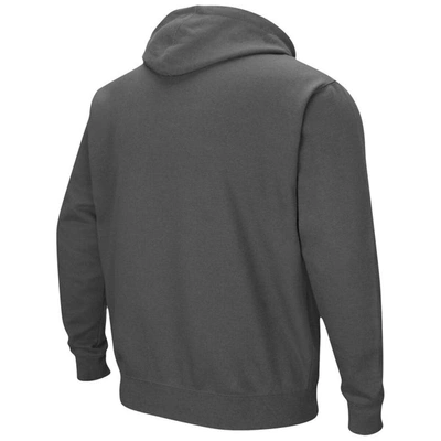 Colosseum Men's  Charcoal Boise State Broncos Arch And Logo 3.0 Pullover Hoodie In Charcoal