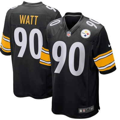 Shop Nike Youth  T.j. Watt Black Pittsburgh Steelers Game Jersey