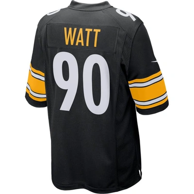 Shop Nike Youth  T.j. Watt Black Pittsburgh Steelers Game Jersey