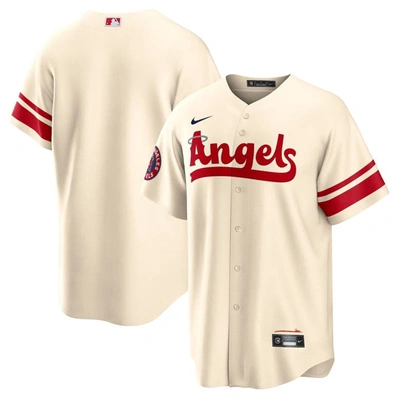 Shop Nike Cream Los Angeles Angels City Connect Replica Team Jersey