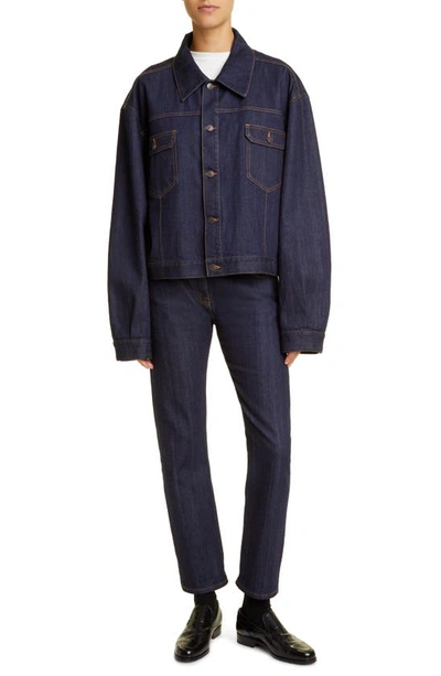 The Row Ness Selvedge Denim Jacket In Indigo