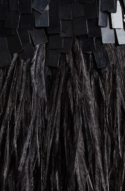 Shop Johanna Ortiz Exotic Purs Crop Top In Black