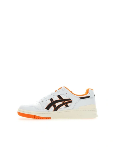 Shop Asics Sneakers In White Orange