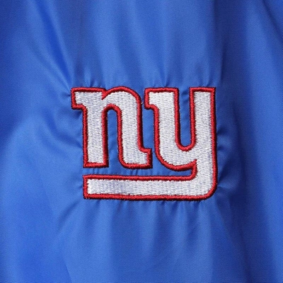 Shop Dunbrooke Royal New York Giants Coaches Classic Raglan Full-snap Windbreaker Jacket