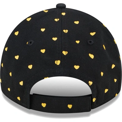 Shop New Era Girls Preschool  Black Pittsburgh Steelers Hearts 9twenty Adjustable Hat