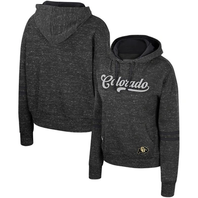 Shop Colosseum Charcoal Colorado Buffaloes Catherine Speckle Pullover Hoodie