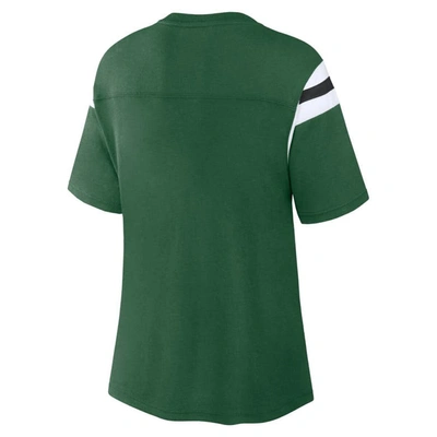 Shop Fanatics Branded Green New York Jets Classic Rhinestone T-shirt
