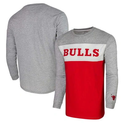 Shop Stadium Essentials Unisex Heather Gray Chicago Bulls Loge Long Sleeve T-shirt