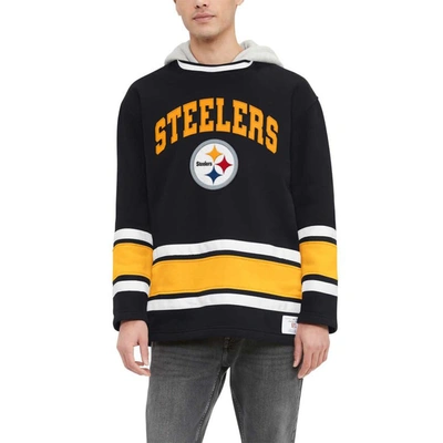 Shop Tommy Hilfiger Black Pittsburgh Steelers Ivan Fashion Pullover Hoodie