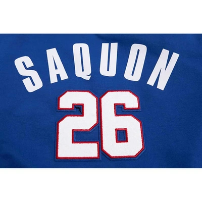 Shop Pro Standard Saquon Barkley Royal New York Giants Player Name & Number Pullover Hoodie