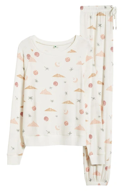 Honeydew Intimates Star Seeker Pajamas In Ivory Mountains