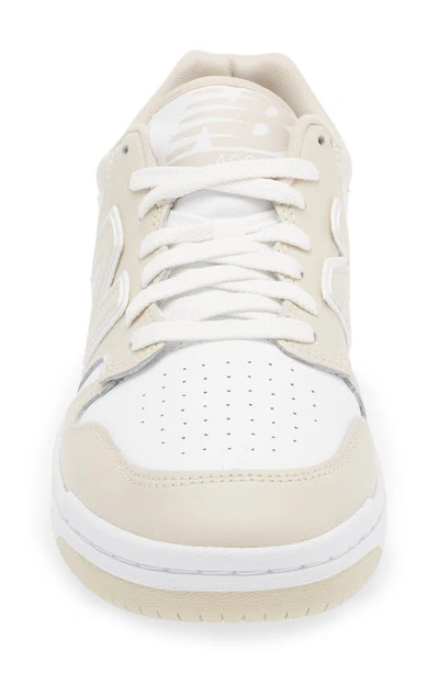 Shop New Balance 480 Sneaker In Timberwolf/ White
