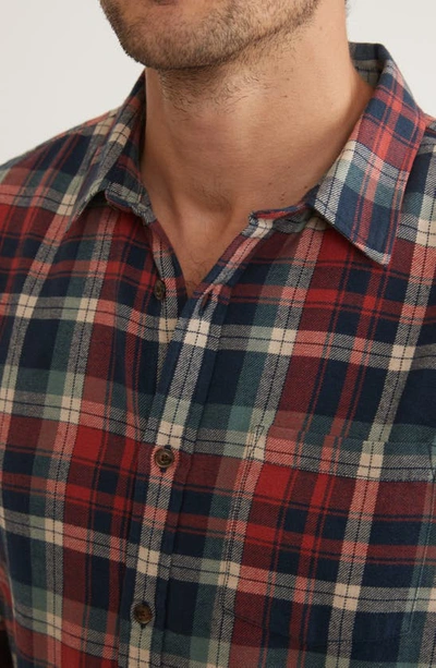 Shop Marine Layer Balboa Plaid Flannel Button-up Shirt In Multi Plaid